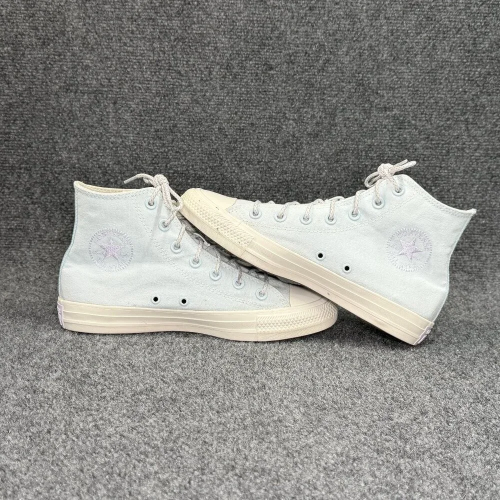 Converse Chuck Taylor‎ All Star High Sneakers Women's Size 8 Aqua Mist Canvas - Picture 7 of 12